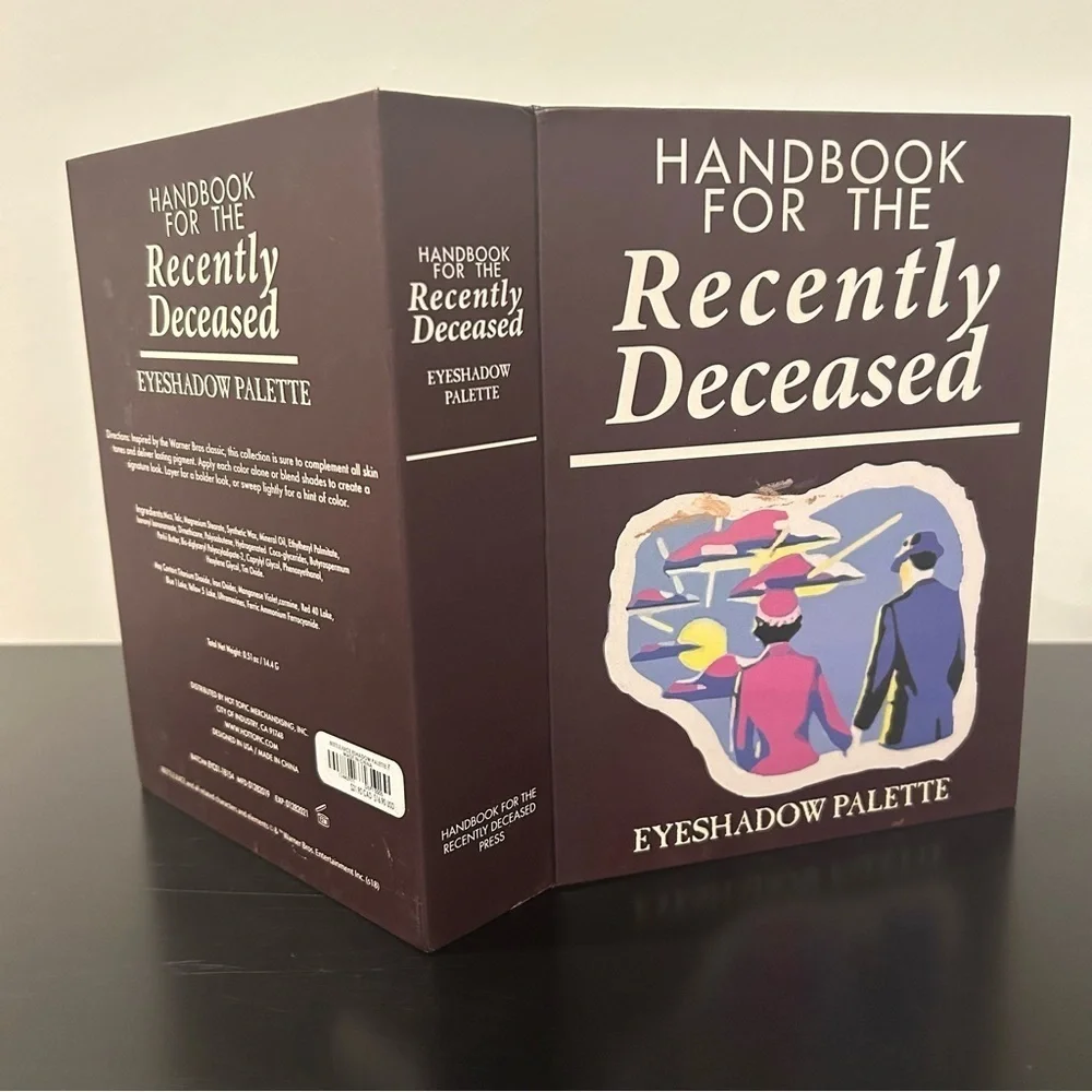 Hot Topic Handbook for the Recently Deceased Eyeshadow Palette RARE